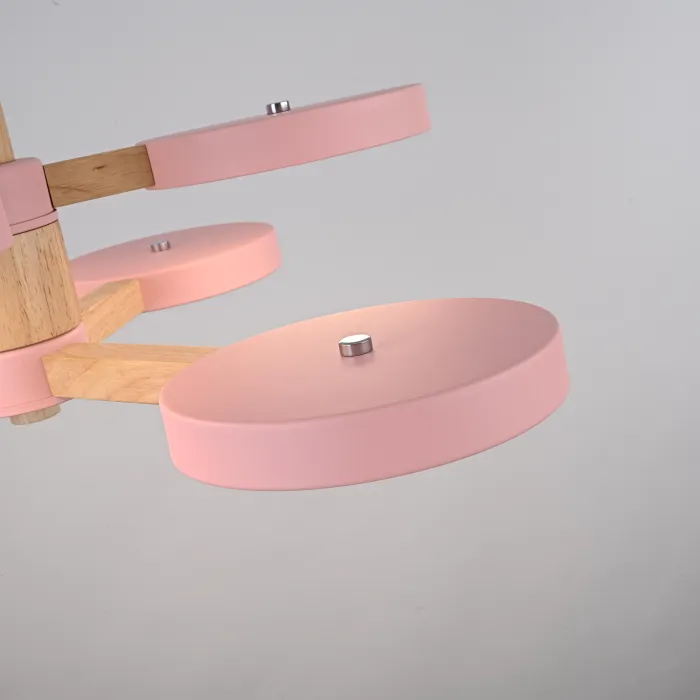 Подвесная люстра TURNA DBL L6 Pink от ImperiumLoft