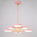 Подвесная люстра TURNA DBL L6 Pink от ImperiumLoft