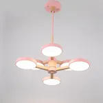 Подвесная люстра TURNA DBL L6 Pink от ImperiumLoft