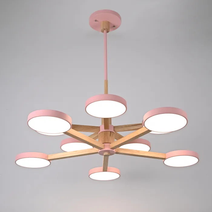Подвесная люстра TURNA DBL L10 Pink от ImperiumLoft