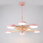 Подвесная люстра TURNA DBL L10 Pink от ImperiumLoft