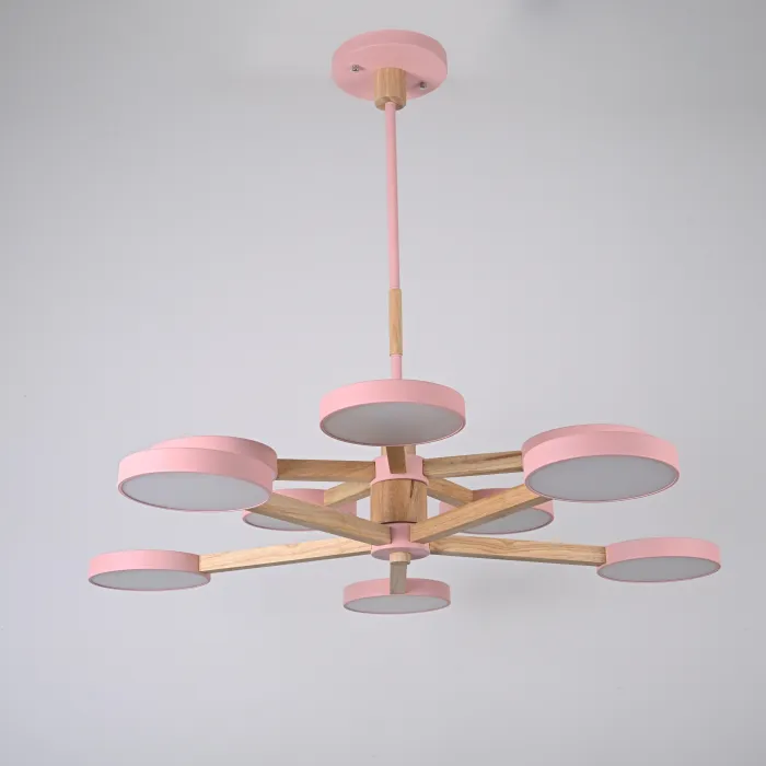 Подвесная люстра TURNA DBL L10 Pink от ImperiumLoft