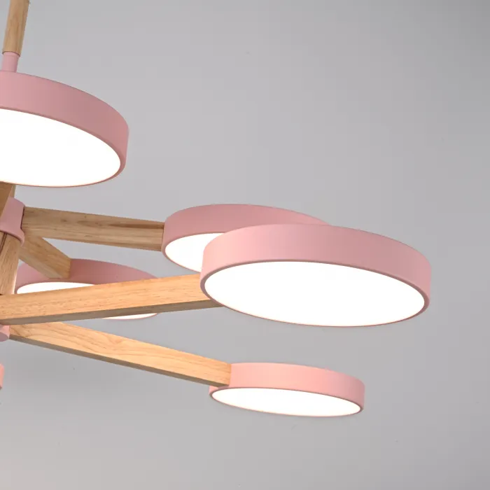 Подвесная люстра TURNA DBL L10 Pink от ImperiumLoft