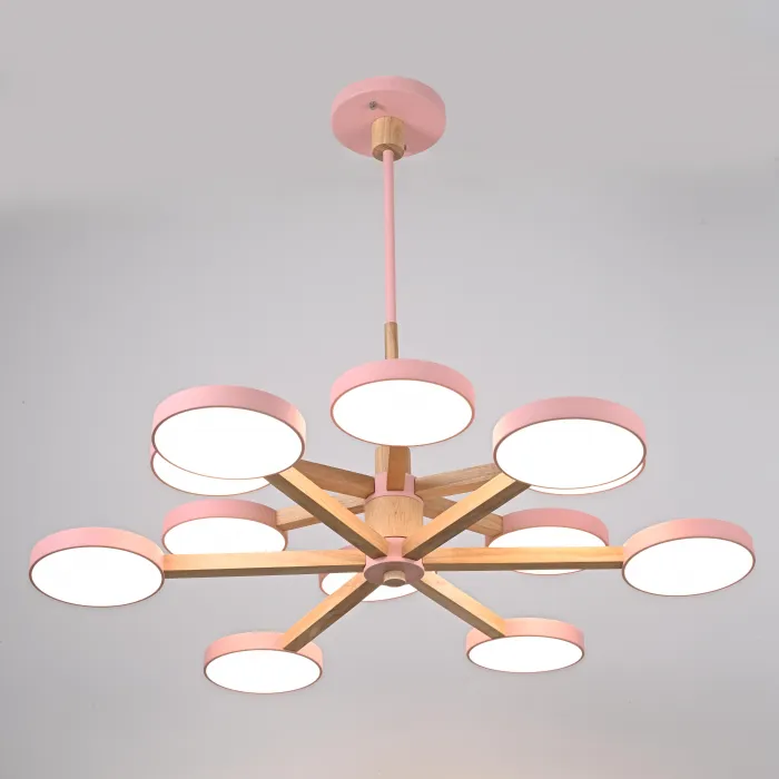 Подвесная люстра TURNA DBL L12 Pink от ImperiumLoft