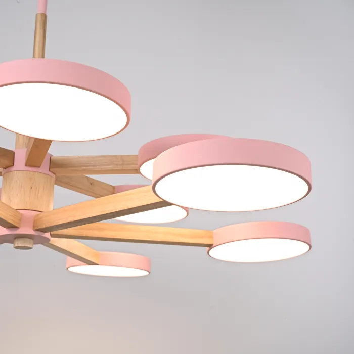Подвесная люстра TURNA DBL L12 Pink от ImperiumLoft