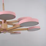 Подвесная люстра TURNA DBL L12 Pink от ImperiumLoft