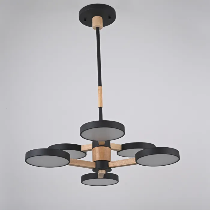 Подвесная люстра TURNA DBL L6 Black от ImperiumLoft