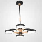 Подвесная люстра TURNA DBL L6 Black от ImperiumLoft