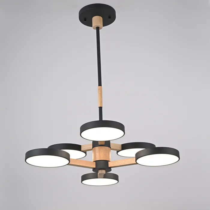 Подвесная люстра TURNA DBL L6 Black от ImperiumLoft