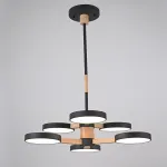 Подвесная люстра TURNA DBL L6 Black от ImperiumLoft