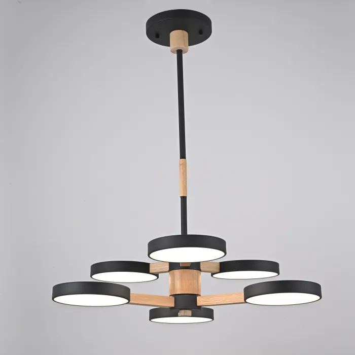 Подвесная люстра TURNA DBL L6 Black от ImperiumLoft