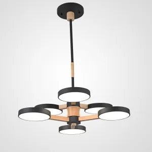Люстра на штанге TURNA DBL L6 Black