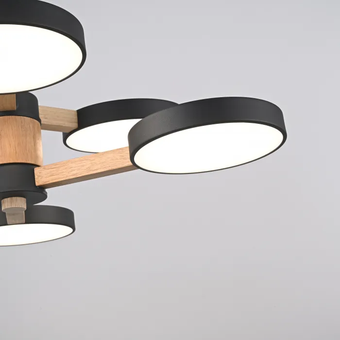 Подвесная люстра TURNA DBL L6 Black от ImperiumLoft