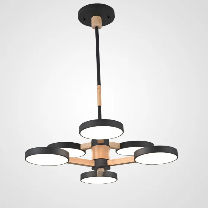 Подвесная люстра TURNA DBL L6 Black от ImperiumLoft