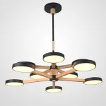 Подвесная люстра TURNA DBL L10 Black от ImperiumLoft