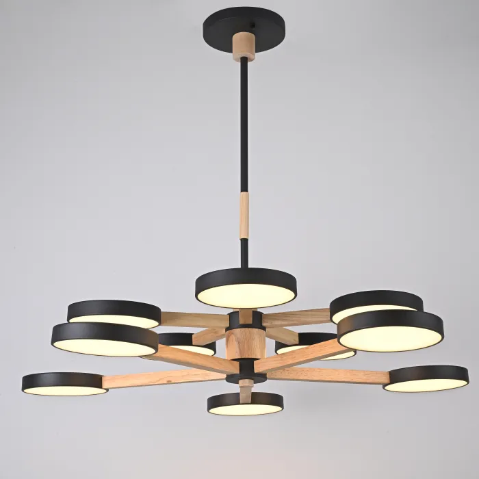 Подвесная люстра TURNA DBL L10 Black от ImperiumLoft