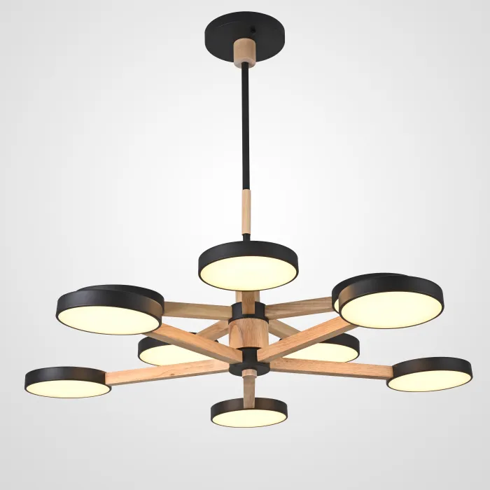 Подвесная люстра TURNA DBL L10 Black от ImperiumLoft