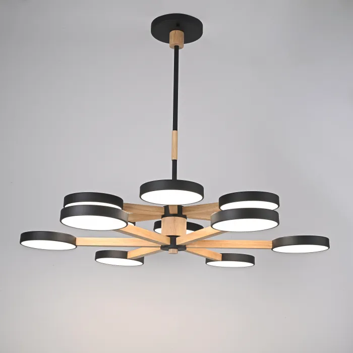 Подвесная люстра TURNA DBL L12 Black от ImperiumLoft