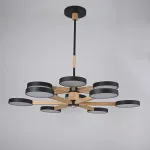 Подвесная люстра TURNA DBL L12 Black от ImperiumLoft