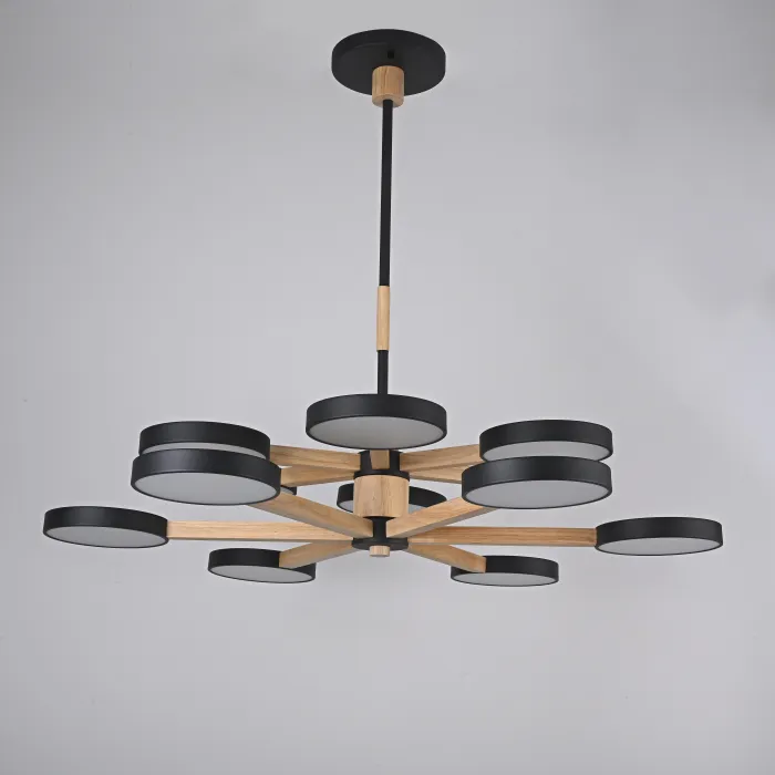 Подвесная люстра TURNA DBL L12 Black от ImperiumLoft