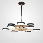 Подвесная люстра TURNA DBL L12 Black от ImperiumLoft