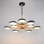 Подвесная люстра TURNA DBL L12 Black от ImperiumLoft