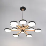Подвесная люстра TURNA DBL L12 Black от ImperiumLoft