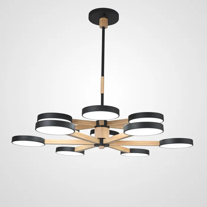 Подвесная люстра TURNA DBL L12 Black от ImperiumLoft