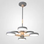 Подвесная люстра TURNA DBL L6 Gray от ImperiumLoft