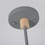 Подвесная люстра TURNA DBL L6 Gray от ImperiumLoft