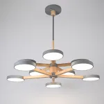 Подвесная люстра TURNA DBL L10 Gray от ImperiumLoft
