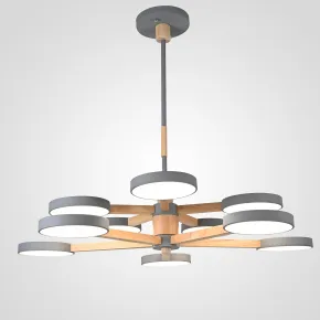 Подвесная люстра TURNA DBL L10 Gray