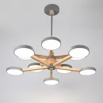 Подвесная люстра TURNA DBL L10 Gray от ImperiumLoft