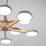 Подвесная люстра TURNA DBL L10 Gray от ImperiumLoft