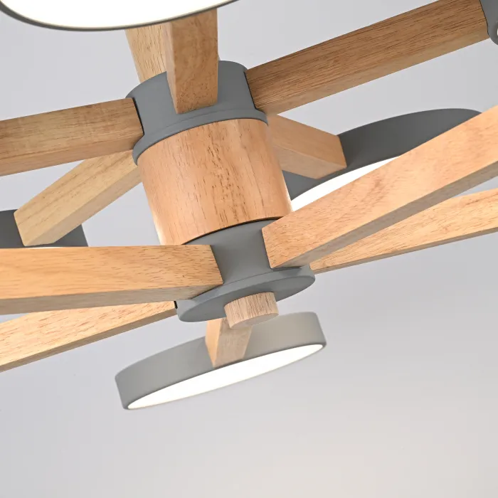 Подвесная люстра TURNA DBL L10 Gray от ImperiumLoft