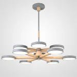 Подвесная люстра TURNA DBL L12 Gray от ImperiumLoft