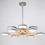Подвесная люстра TURNA DBL L12 Gray от ImperiumLoft