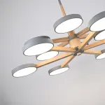 Подвесная люстра TURNA DBL L12 Gray от ImperiumLoft