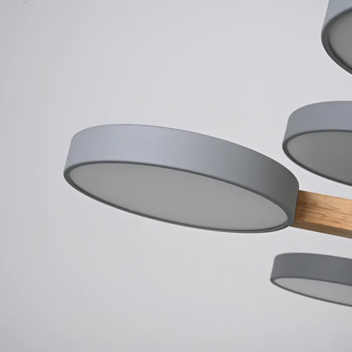 Подвесная люстра TURNA DBL L12 Gray от ImperiumLoft