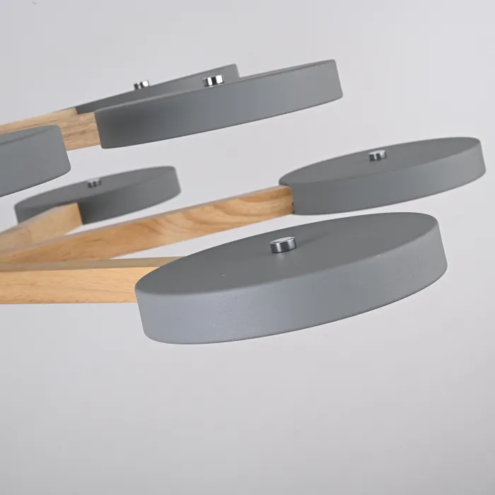 Подвесная люстра TURNA DBL L12 Gray от ImperiumLoft