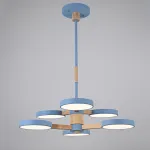 Подвесная люстра TURNA DBL L6 Blue от ImperiumLoft