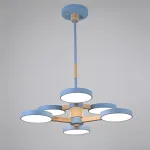 Подвесная люстра TURNA DBL L6 Blue от ImperiumLoft