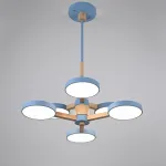 Подвесная люстра TURNA DBL L6 Blue от ImperiumLoft
