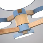 Подвесная люстра TURNA DBL L6 Blue от ImperiumLoft