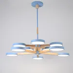 Подвесная люстра TURNA DBL L10 Blue от ImperiumLoft