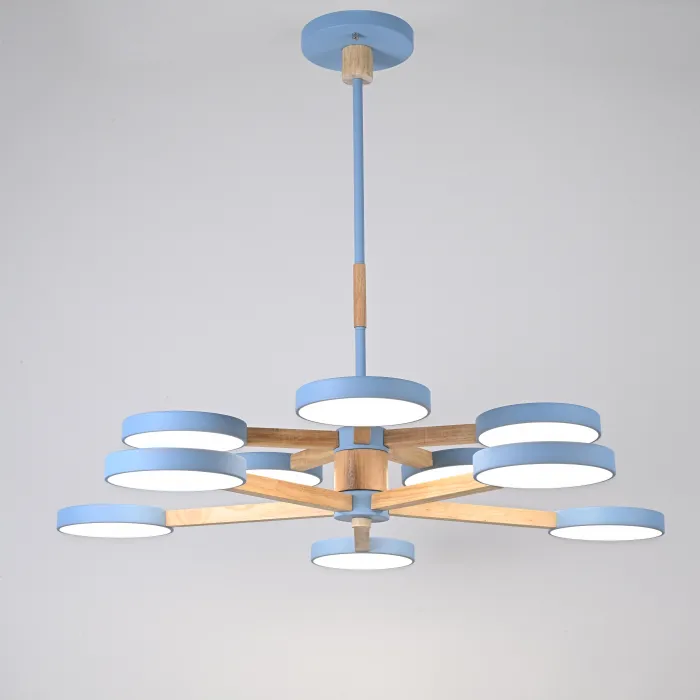 Подвесная люстра TURNA DBL L10 Blue от ImperiumLoft