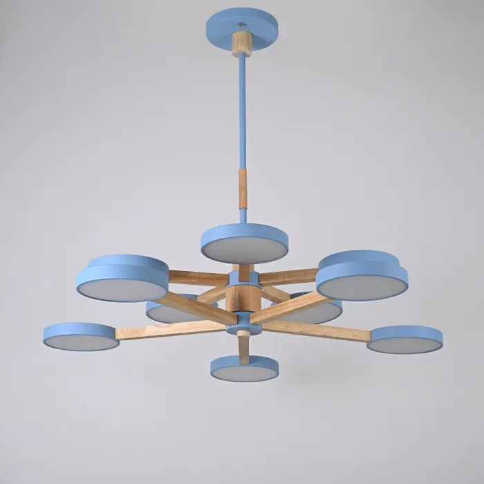 Подвесная люстра TURNA DBL L10 Blue от ImperiumLoft