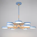 Подвесная люстра TURNA DBL L12 Blue от ImperiumLoft