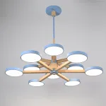 Подвесная люстра TURNA DBL L12 Blue от ImperiumLoft