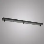 Потолочное линейное крепление из металла CEILING MOUNT 11 BLACK L80 на 3 подвеса от ImperiumLoft